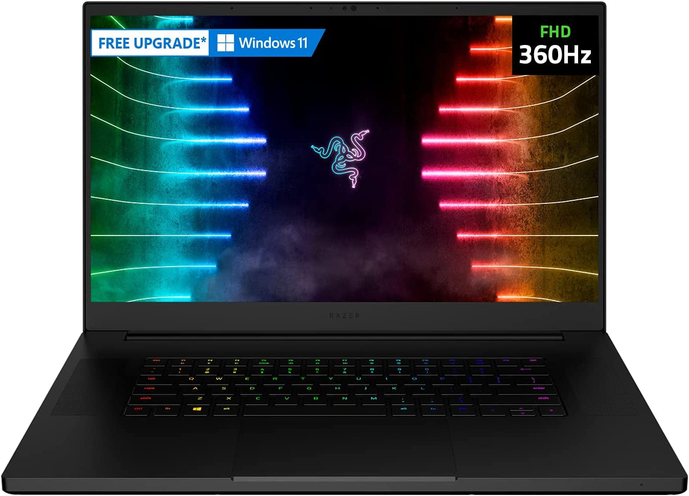 Razer Blade Pro 17 Gaming Laptop 2021: Intel Core I7-11800H 8-Core, NVIDIA Geforce RTX 3080, 17.3" FHD 360Hz, 32GB RAM, 1TB SSD - Chroma RGB - Thunderbolt 3 - SD Card Reader