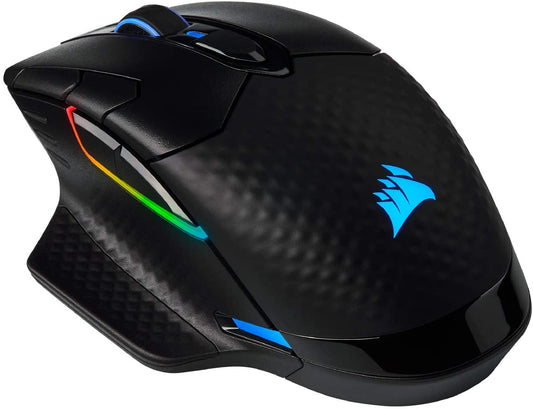 Corsair Dark CORE RGB PRO Wireless/Wired FPS MOBA PC Gaming Mouse – Black