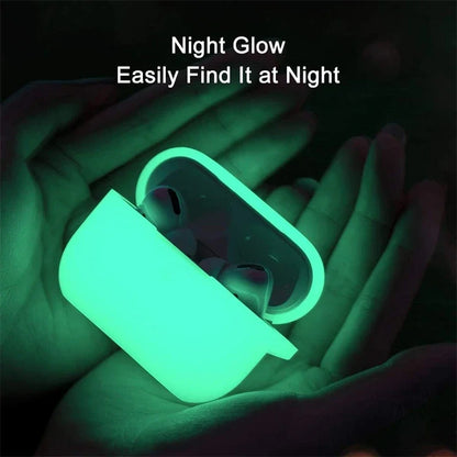 Night Light Luminous Silicone Soft Earphone Case for Apple Airpods 4 3 1 Pro 2 Air Pods Pro2 Pro3 3Rd Generation Headphone Cover