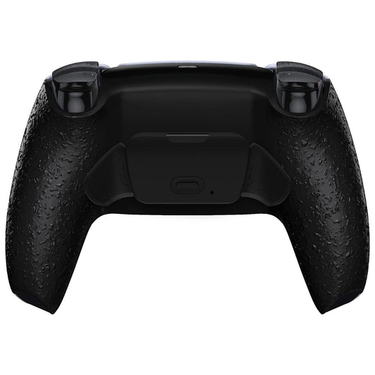 Textured Black Back Paddles Programable Rise V4 Remap Kit for PS5 Controller BDM-030 040 050 060, Upgrade Board Redesigned Back Shell Buttons Attachment for PS5 Controller - NO Controller