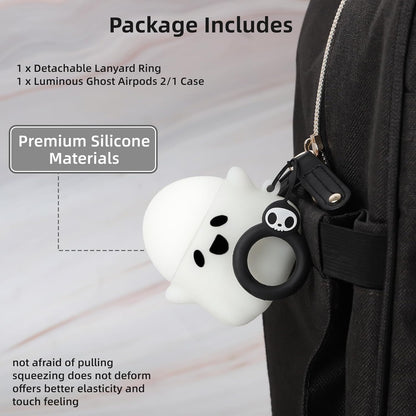Compatible with Airpods 2/1 Case Cover Cute, Glow in the Dark