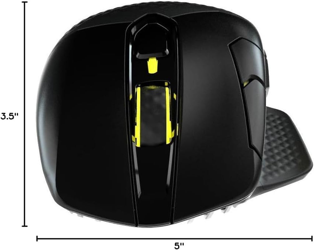 Corsair Dark CORE RGB PRO Wireless/Wired FPS MOBA PC Gaming Mouse – Black
