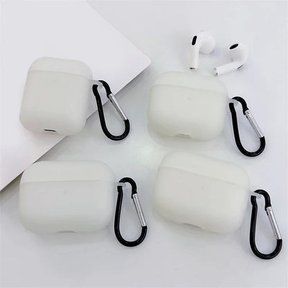 Night Light Luminous Silicone Soft Earphone Case for Apple Airpods 4 3 1 Pro 2 Air Pods Pro2 Pro3 3Rd Generation Headphone Cover