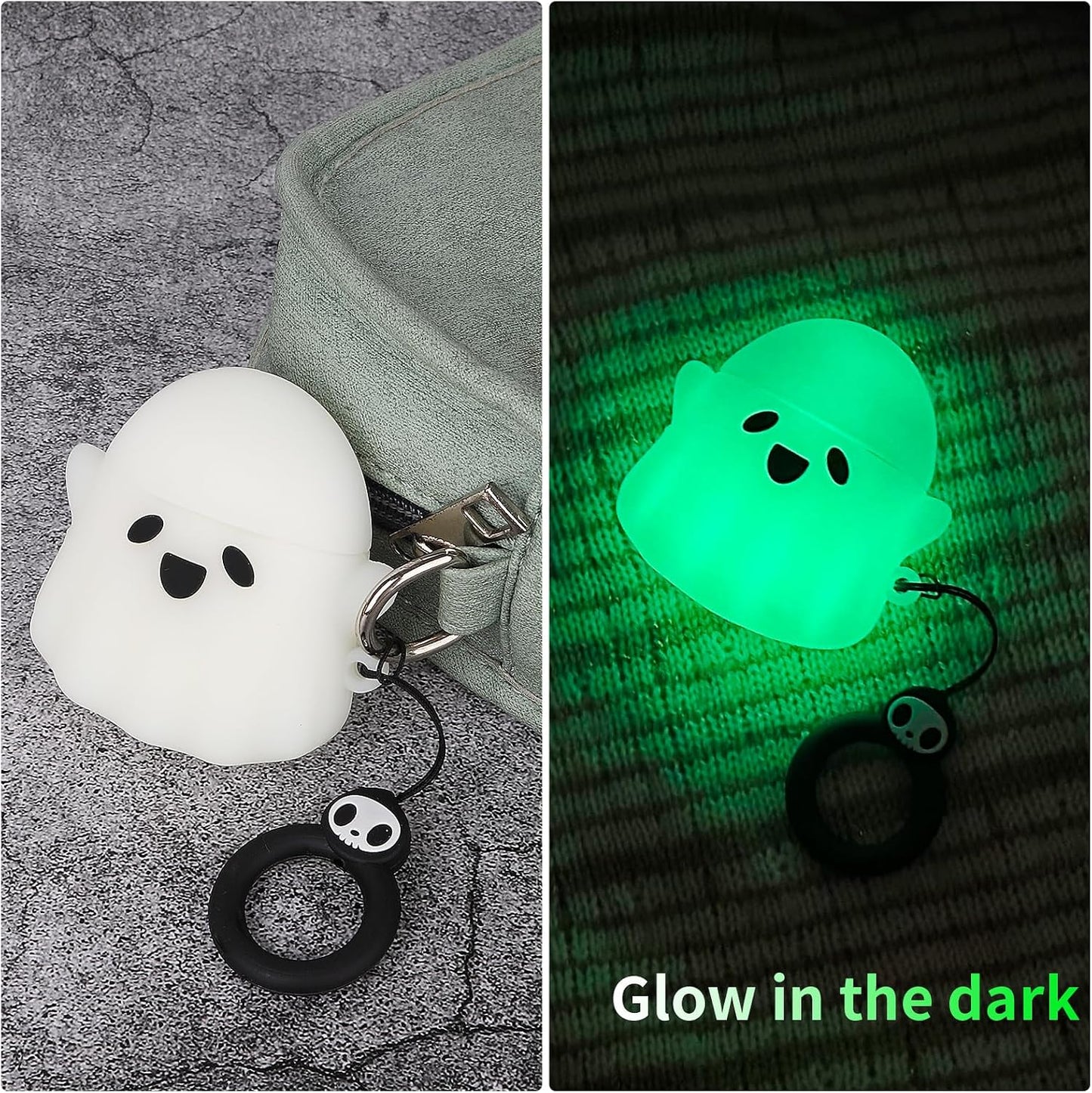 Compatible with Airpods 2/1 Case Cover Cute, Glow in the Dark