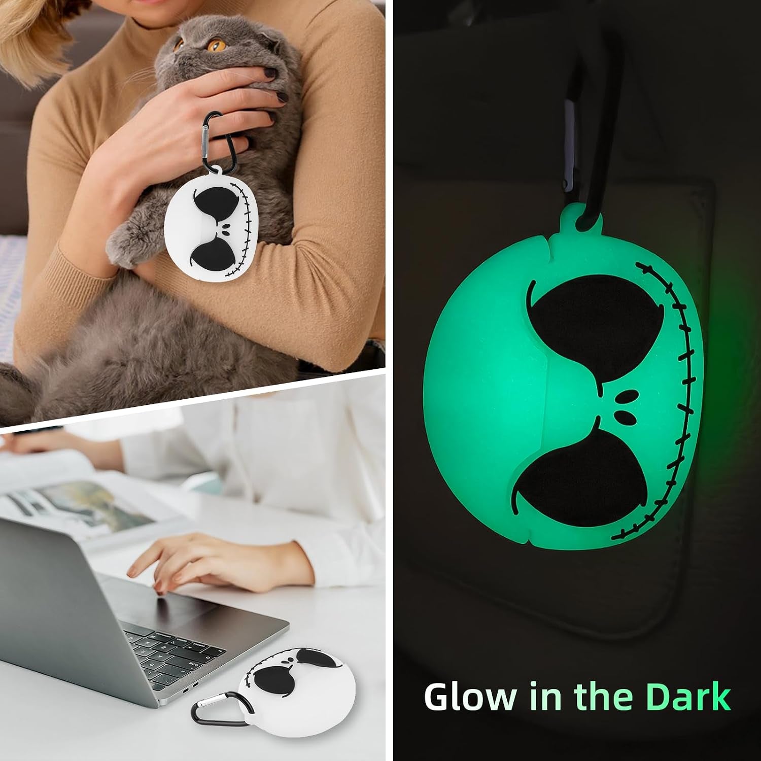 Glow in the Dark Case for Apple Airpods Pro 3 with Cleaner Kit