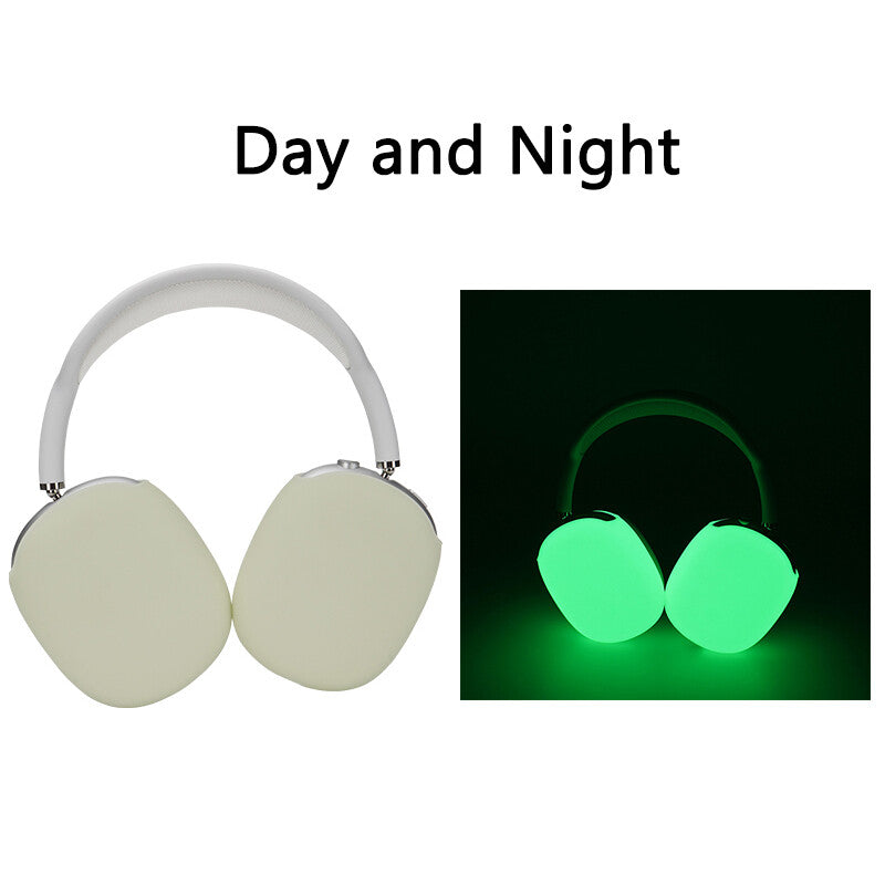 For Airpods Max Luminous Shockproof Silicone Headphone Case Replaceable Cover