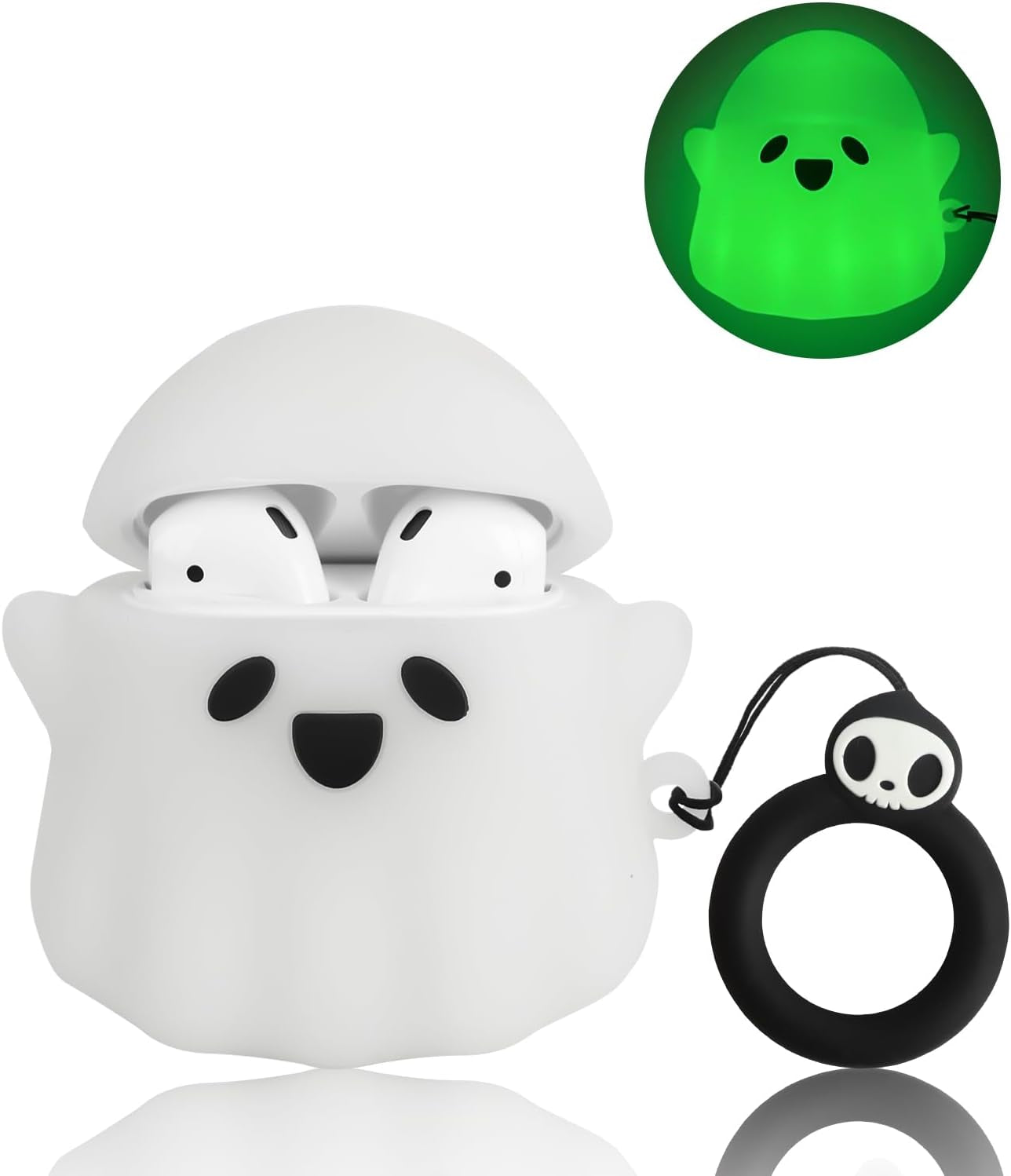 Compatible with Airpods 2/1 Case Cover Cute, Glow in the Dark
