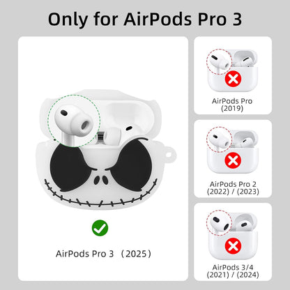 Glow in the Dark Case for Apple Airpods Pro 3 with Cleaner Kit