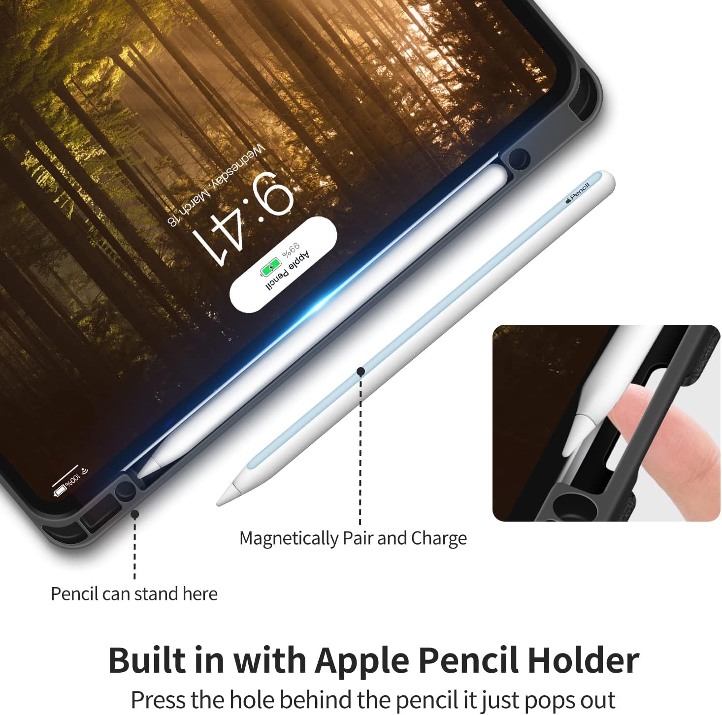 Case for Ipad Pro 12.9 2022 6Th/5Th/4Th/3Rd Generation