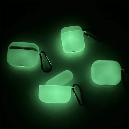 Night Light Luminous Silicone Soft Earphone Case for Apple Airpods 4 3 1 Pro 2 Air Pods Pro2 Pro3 3Rd Generation Headphone Cover